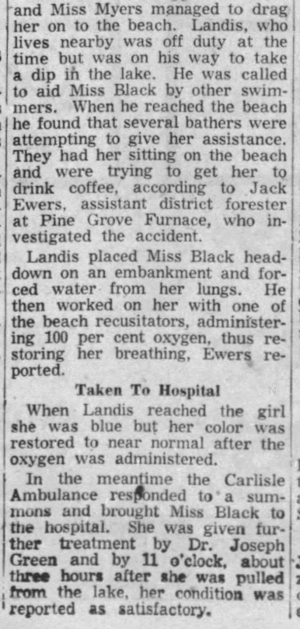 Clipping from The Sentinel